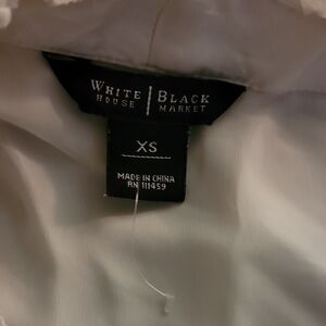 White House Black Market Ivory Blouse